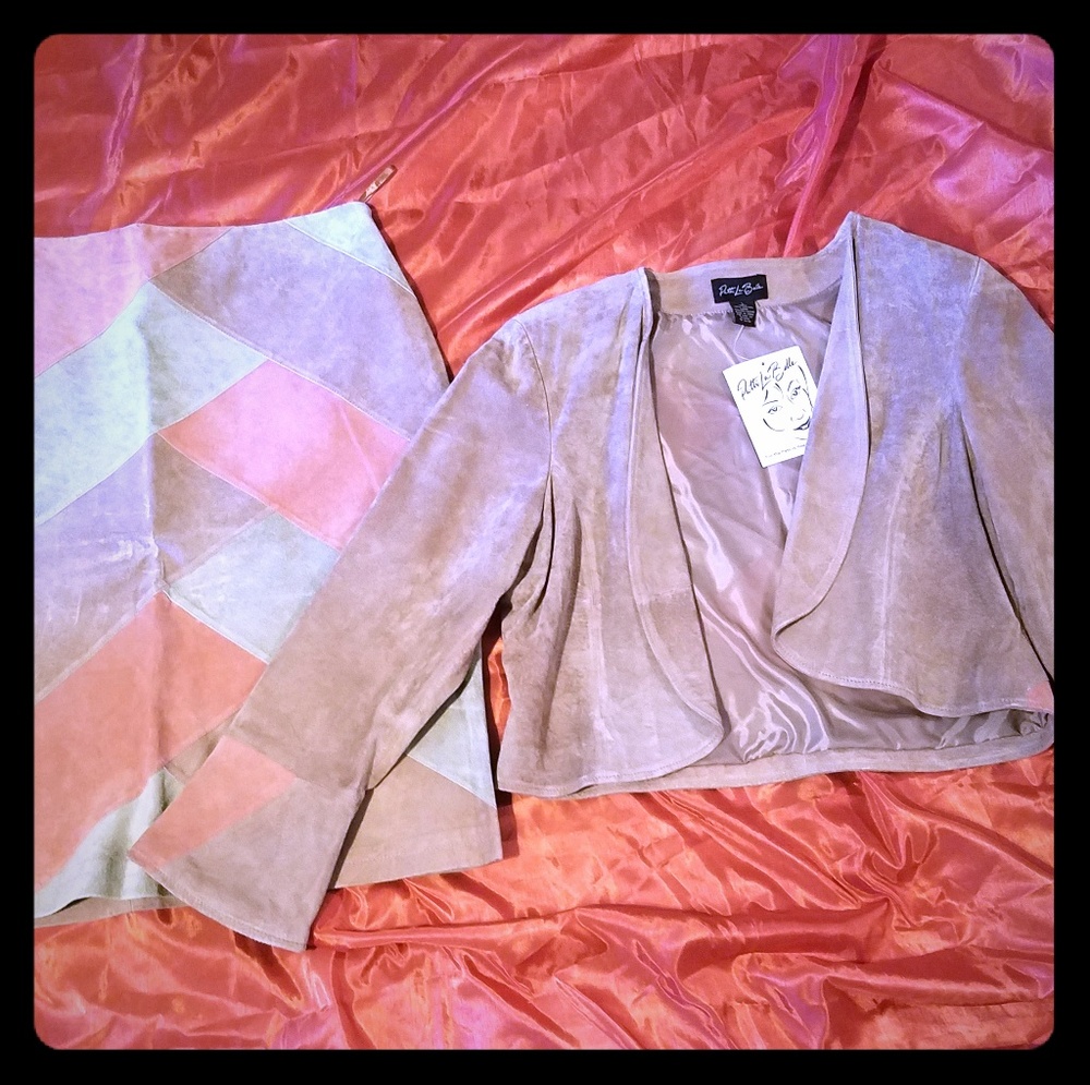 Patti Labelle suede suit